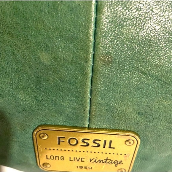 Fossil Green Leather hobo Handbag - Picture 7 of 10